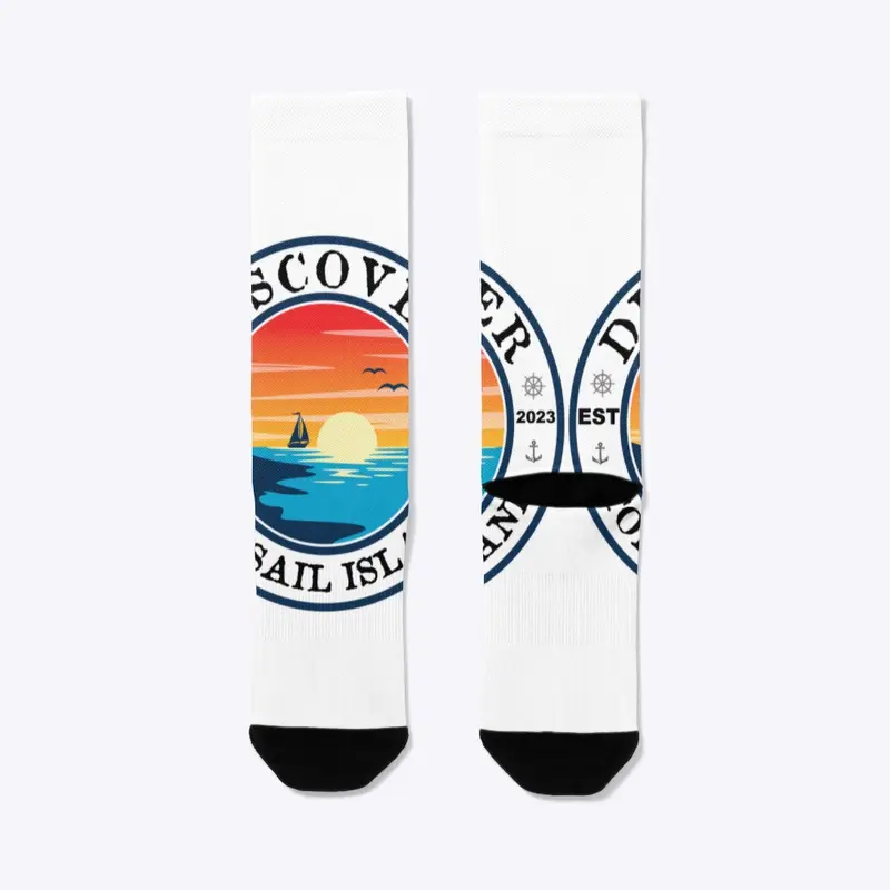 Discover Topsail Island socks! Holiday